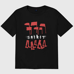 Футболка оверсайз мужская Depeche Mode - Spirit tour merch, цвет: черный