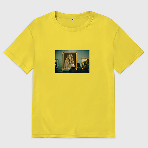 Мужская футболка оверсайз Картинная галерея / Желтый – фото 1