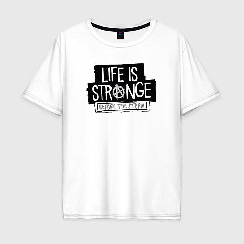 Мужская футболка оверсайз Life is Strange Before the Storm / Белый – фото 1