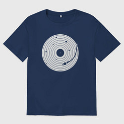 Мужская футболка оверсайз Vinyl world