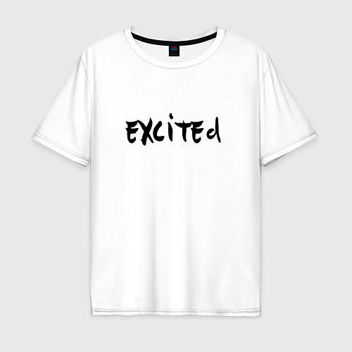 Мужская футболка оверсайз Depeche Mode - Excited / Белый – фото 1