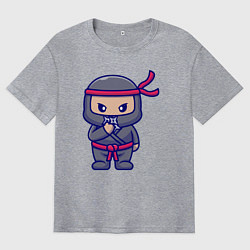 Мужская футболка оверсайз Воин ниндзя