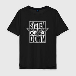 Мужская футболка оверсайз System of a Down metal band