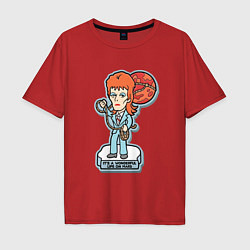 Мужская футболка оверсайз David Bowie - Its a wonderful life on mars