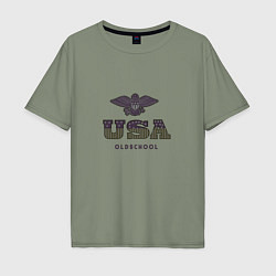 Мужская футболка оверсайз USA Oldschool
