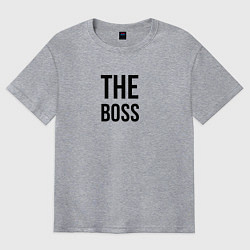 Мужская футболка оверсайз The boss - Couple
