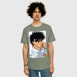 Футболка оверсайз мужская Иппо Боксер, цвет: авокадо — фото 2