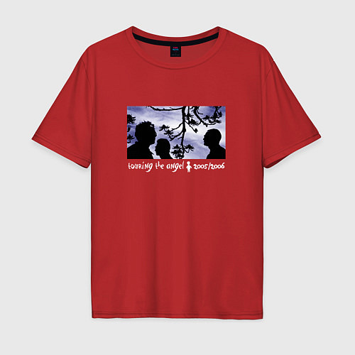 Мужская футболка оверсайз Depeche Mode - PTA tour / Красный – фото 1