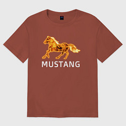 Мужская футболка оверсайз Mustang firely art
