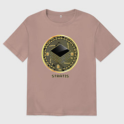 Мужская футболка оверсайз STRATIS крипта