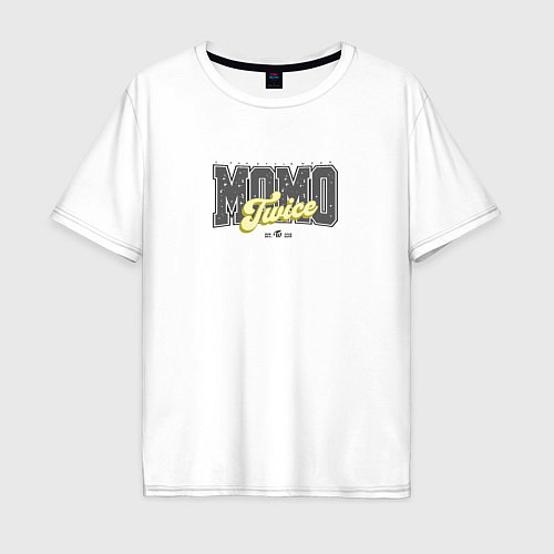 Мужская футболка оверсайз Momo k-star / Белый – фото 1