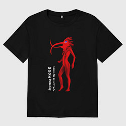 Футболка оверсайз мужская Depeche Mode - WIMS птица, цвет: черный