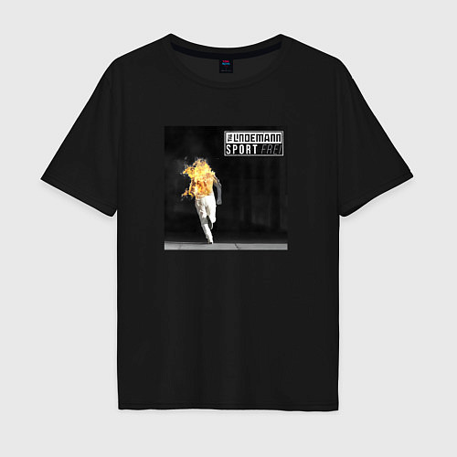 Мужская футболка оверсайз Sport frei - Lindemann / Черный – фото 1