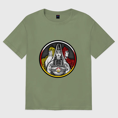 Мужская футболка оверсайз Ирон адам / Авокадо – фото 1