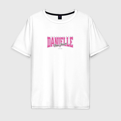 Мужская футболка оверсайз Danielle k-idols / Белый – фото 1