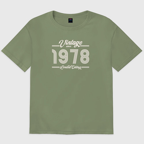 Мужская футболка оверсайз Лимитированный выпуск 1978 / Авокадо – фото 1