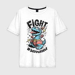 Мужская футболка оверсайз Fight Light