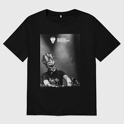 Мужская футболка оверсайз Boris Brejcha high tech minimal