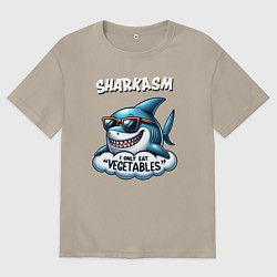 Мужская футболка оверсайз Шарказм