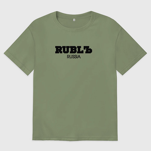 Мужская футболка оверсайз Solenyi ogurets / Авокадо – фото 1