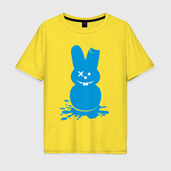 Футболка оверсайз мужская Blue bunny, цвет: желтый