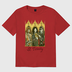 Футболка оверсайз мужская St trinity, цвет: красный