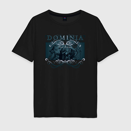 Мужская футболка оверсайз Dominia Divine Revolution / Черный – фото 1