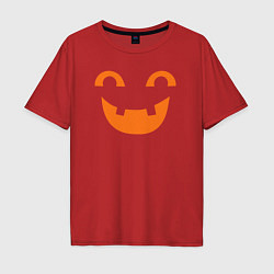 Мужская футболка оверсайз Orange smile