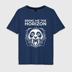 Мужская футболка оверсайз Bring Me the Horizon rock panda