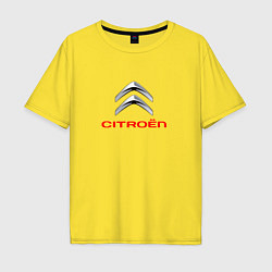 Мужская футболка оверсайз Citroen авто спорт