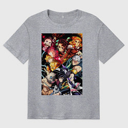 Мужская футболка оверсайз Тандзиро Камадо Дзэнъицу Агацума