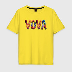 Футболка оверсайз мужская Vova yarn art, цвет: желтый