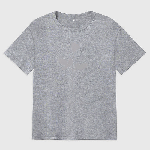 Мужская футболка оверсайз Depeche Mode - rose enjoy the silence / Меланж – фото 1