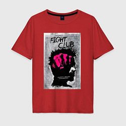 Мужская футболка оверсайз Fihgt club poster