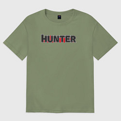 Футболка оверсайз мужская Hunter, цвет: авокадо