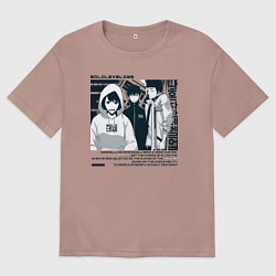 Мужская футболка оверсайз Solo leveling Another raid