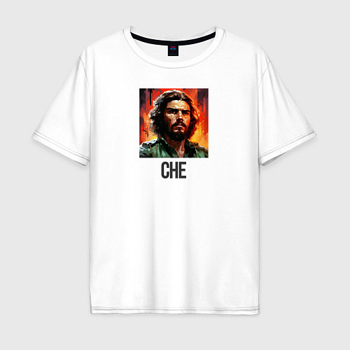 Мужская футболка оверсайз Che / Белый – фото 1