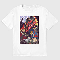 Мужская футболка оверсайз Гуррен-Лаганн Камина Симон