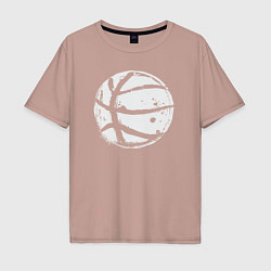Мужская футболка оверсайз Basket balls