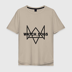 Мужская футболка оверсайз WatchDogs