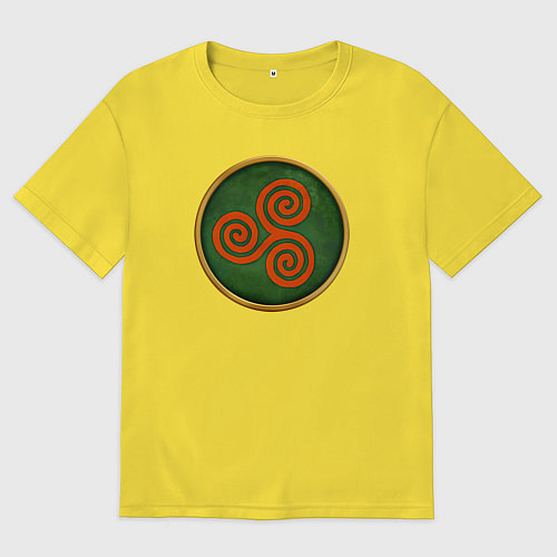 Мужская футболка оверсайз Кельты Rome: Total War / Желтый – фото 1