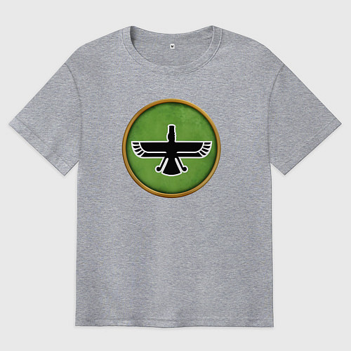 Мужская футболка оверсайз Персия Rome: Total War Alexander / Меланж – фото 1