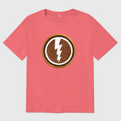 Футболка оверсайз мужская Фракия Rome: Total War Alexander, цвет: коралловый