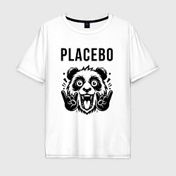 Мужская футболка оверсайз Placebo - rock panda