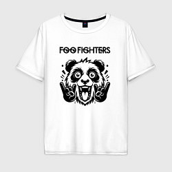 Мужская футболка оверсайз Foo Fighters - rock panda