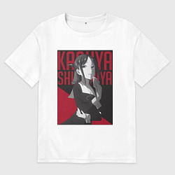 Мужская футболка оверсайз Кагуя Синомия вице-президент школьного совета