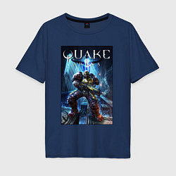 Мужская футболка оверсайз Quake arena - Ranger
