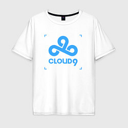 Мужская футболка оверсайз Cloud9 - tecnic blue