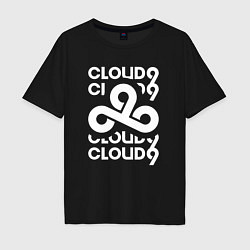 Мужская футболка оверсайз Cloud9 - in logo