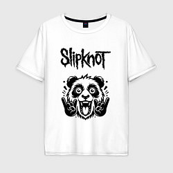 Мужская футболка оверсайз Slipknot - rock panda